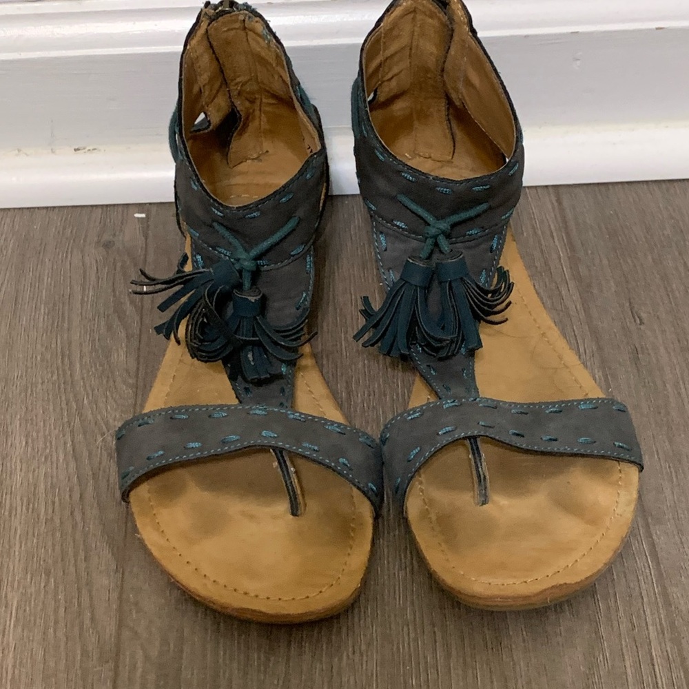 Justin Western Wear Women’s leather sandals size 7